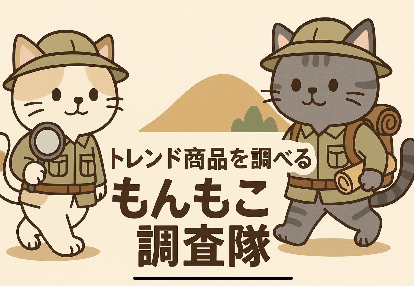 トレンド商品を調べる　もんもこ調査隊